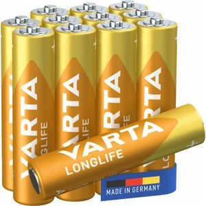 VARTA baterie Longlife AAA, 12ks (Big box) - 4103301112