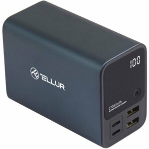 Tellur powerbanka Ultra Pro PD903, QC 22.5W, PD 100W, 27000mAh, modrá - TLL158391