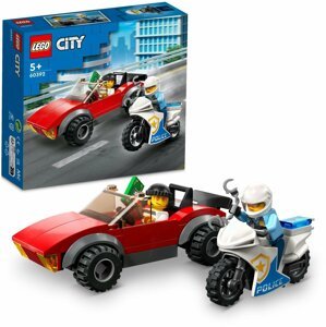 LEGO® City 60392 Honička auta s polkicejní motorkou - 60392