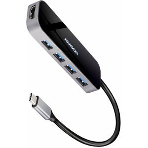 AXAGON multifunkční HUB 5v1 USB 3.2 Gen 1, 4x USB-A, HDMI, PD 100W, kabel USB-C 20cm - HMC-6H4A