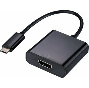 C-TECH adaptér USB-C - HDMI, M/F, 15cm - CB-AD-CM-HDMIF