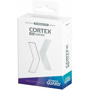 Ochranné obaly na karty Ultimate Guard - Cortex Sleeves Standard Size, bílá, 100 ks (66x91) - 04056133018289