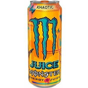 Monster Khaotic, energetický, tropické ovoce, 500ml