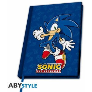 Zápisník Sonic - Sonic The Hedgehog, linkovaný, A5 - ABYNOT091