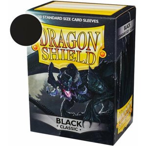 Ochranné obaly na karty Dragon Shield - Standard Sleeves Classic, černá, 100 ks (63,5x88) - 05706569100025