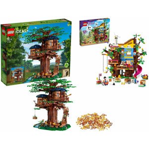 Extra výhodný balíček LEGO® Ideas 21318 Dům na stromě a LEGO® Friends 41703 Dům přátelství na stromě - 21318/41703