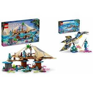 Extra výhodný balíček LEGO® Avatar 75578 Dům kmene Metkayina na útesu a 75575 Setkání s ilu - 75578/75575