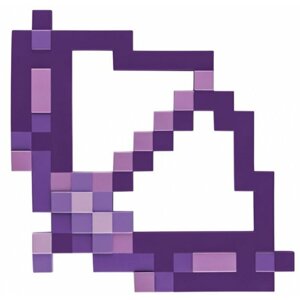 Replika Minecraft - Purple Bow and Arrow (40 cm) - 140829-15L