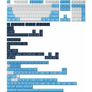 Akko UNC Blue, 227 kláves, MDA, modré/bílé - 06925758621380