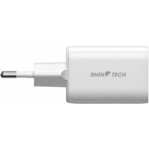 RhinoTech síťová nabíječka Quick Mini dual, USB-C + USB-A, 33W, bílá - RTACC320
