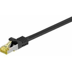 MicroConnect patch kabel S/FTP, RJ45, Cat7, 0.25m, černá - SFTP70025S