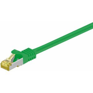 MicroConnect patch kabel S/FTP, RJ45, Cat7, 0.5m, zelená - SFTP7005G