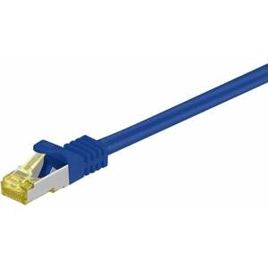 MicroConnect patch kabel S/FTP, RJ45, Cat7, 1m, modrá - SFTP701B