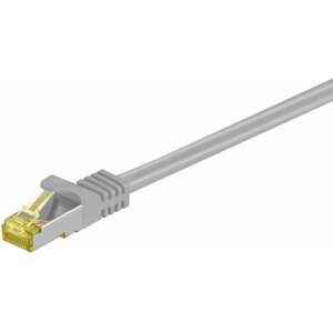 MicroConnect patch kabel S/FTP, RJ45, Cat7, 5m, šedá - SFTP705