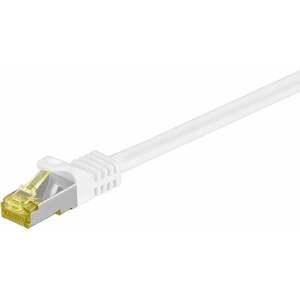 MicroConnect patch kabel S/FTP, RJ45, Cat7, 15m, bílá - SFTP715W