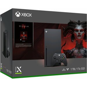 Xbox Series X, 1TB, černá + Diablo IV Premium Edition - RRT-00037