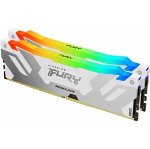 Kingston FURY Renegade RGB White 64GB (2x32GB) DDR5 6000 CL32 - KF560C32RWAK2-64
