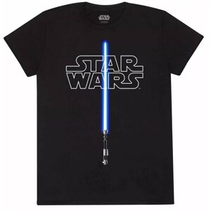 Tričko Star Wars - Lightsaber, svítící (L) - 05056599759237