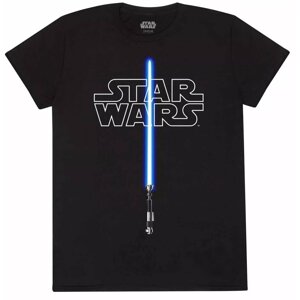 Tričko Star Wars - Lightsaber, svítící (S) - 05056599759213