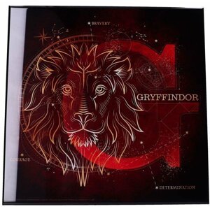 Obraz Harry Potter - Gryffindor Celestial Crystal Clear Art Pictures (32x32) - 0801269143688