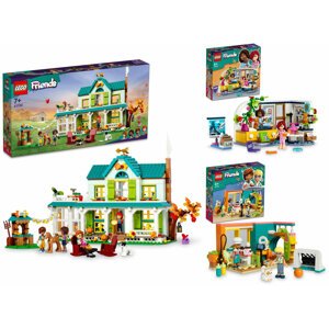 Extra výhodný balíček LEGO® Friends 41730 Dům Autumn, 41754 Leův pokoj a 41740 Aliyin pokoj - 41730/41754/41740