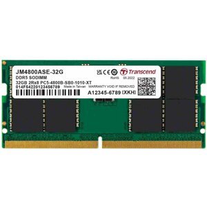Transcend 32GB DDR5 4800 CL40 SO-DIMM - JM4800ASE-32G