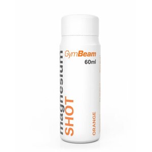 GymBeam Magnesium Shot, pomeranč, 60ml - 36685-1-orange-60ml