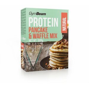 GymBeam Pancake & Waffle Mix, bez příchutě, 500g - 6086-3-500g-unflavored