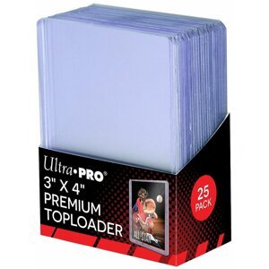 Ochranné obaly na karty Ultra Pro - Super Clear Premium Toploaders, 25 ks (63,5x88,9) - 0074427811457