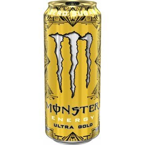 Monster Ultra Gold Zero, energetický, ananas, 500ml