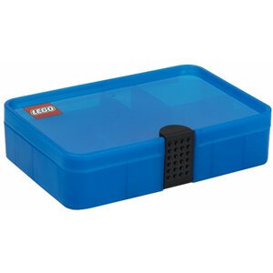 Úložný box LEGO, s přihrádkami, modrá - 40840800