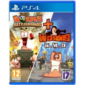 Worms Battlegrounds + Worms W.M.D (PS4) - 05056208805409