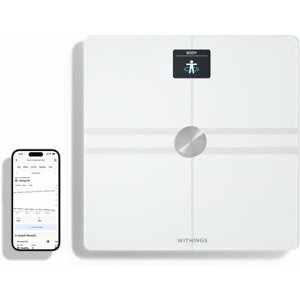 Withings Body Comp Complete Body Analysis Wi-Fi Scale - White - WBS12-White-All-Inter