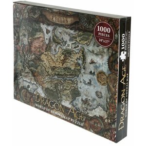 Puzzle Dragon Age - World of Thedas Map, 1000 dílků - 00761568006049