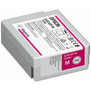 Epson ColorWorks SJIC42P-M: Ink cartridge, magenta, pro CW C4000e - C13T52M340
