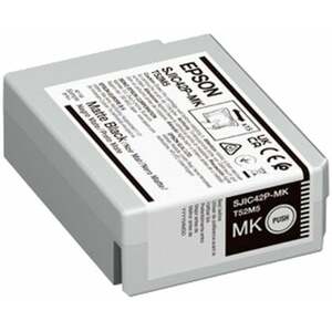Epson ColorWorks SJIC42P-MK: Ink cartridge, černá, pro CW C4000e - C13T52M540