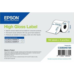 Epson ColorWorks role pro pokladní tiskárny, Premium Matte, 210x297mm, 194ks - C33S045728