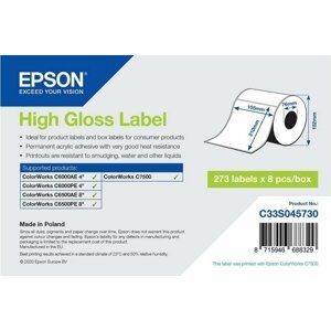 Epson ColorWorks role pro pokladní tiskárny, Premium Matte, 105x210mm, 273ks - C33S045730