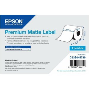 Epson ColorWorks role pro pokladní tiskárny, Premium Matte, 203mmx60m - C33S045739