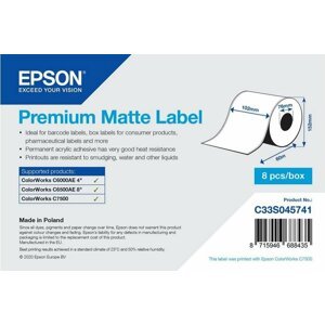 Epson ColorWorks role pro pokladní tiskárny, Premium Matte, 102mmx60m - C33S045741