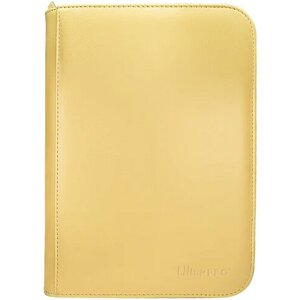 Album Ultra Pro - Vivid 4-Pocket Zippered PRO-Binder, na 160 karet, žlutá - 0074427158972