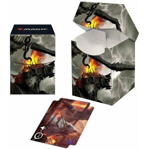 Krabička na karty Ultra Pro - LotR: TotME, Sauron, Lord of the Rings, na 100 karet - 0074427198251