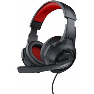Trust Basics headset, černo červená - 24785