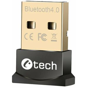 C-TECH Bluetooth adaptér v 4.0, USB, černá - BTD-02