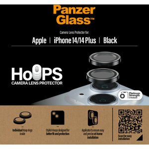 PanzerGlass HoOps ochranné kroužky pro čočky fotoaparátu pro Apple iPhone 14/14 Plus - 1140