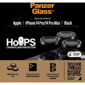 PanzerGlass HoOps ochranné kroužky pro čočky fotoaparátu pro Apple iPhone 14 Pro/14 Pro Max - 1141