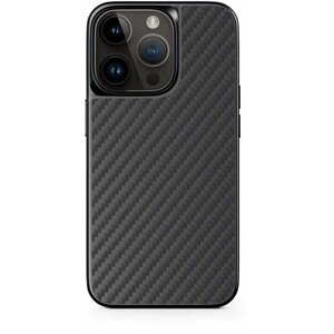 EPICO zadní kryt Mag+ Hybrid Carbon s podporou MagSafe pro iPhone 15 Pro Max (Ultra), černá - 81410191300001