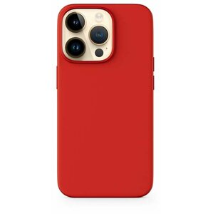 EPICO silikonový zadní kryt s podporou MagSafe pro iPhone 15 Plus, tmavě červená - 81210102900001