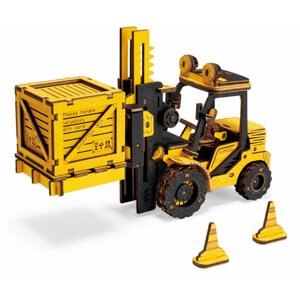 Stavebnice RoboTime - Vysokozdvižný vozík, dřevěná - TG413K