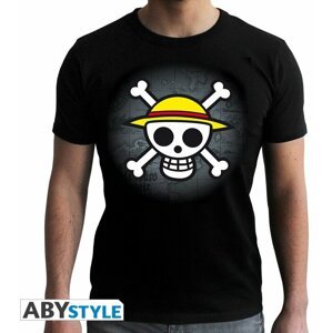 Tričko One Piece - Skull (S) - ABYTEX040_GD*S